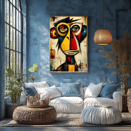 Urbane Spiegel zeitgenössische abstrakte Expressio Poster