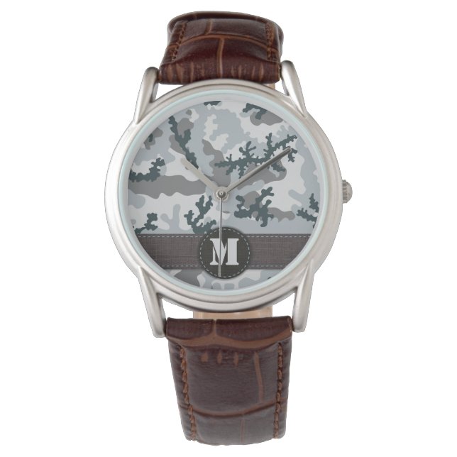 Urbane Tarnung Armbanduhr (Vorderseite)