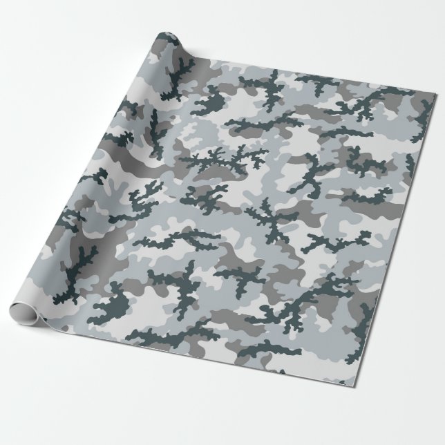 Urbane Tarnung Geschenkpapier (Ungerollt)