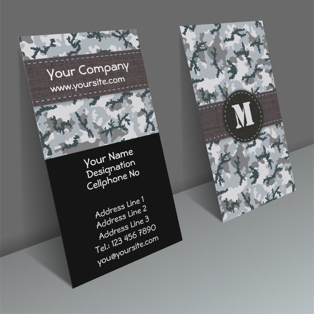 Urbane Tarnung Visitenkarte (Von Creator hochgeladen)