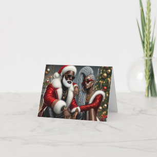 Urbaner Chic Santa Karte