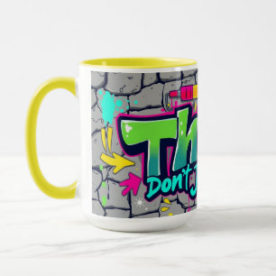 Urbaner Erfolgsmodus - Street Art Motivation Tasse