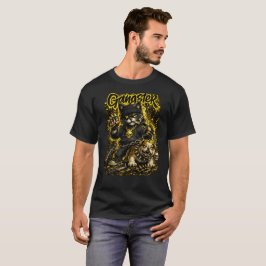 Urbaner Gangster-Katzen- Street-Art-T-Shirt T-Shirt