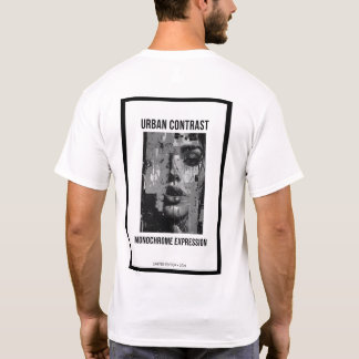 Urbaner Kontrast Noir T-Shirt