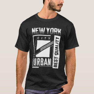 Urbaner Mode Streetwear Berühmter Stadtstil Hipste T-Shirt