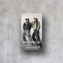 Urbaner Mode-Stylist-Design moderner Minimalismus