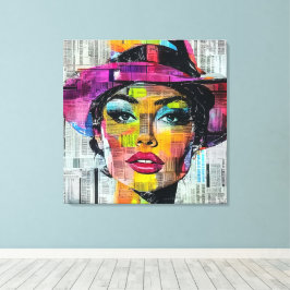 Urbaner Pop Art Canvas Leinwanddruck