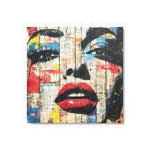 Urbaner Pop Art Canvas
