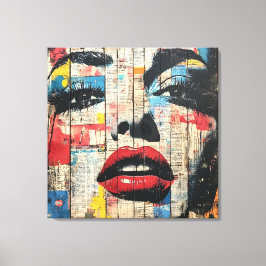 Urbaner Pop Art Canvas Leinwanddruck