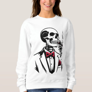 Urbaner Skelett-Boss mit Zigarre T-Shirt Sweatshirt