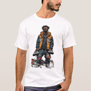 Urbaner Sneakerhead Hypebeast Grafik Art - Streetw T-Shirt