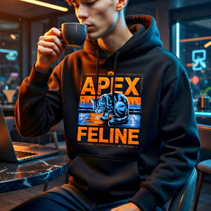 Urbaner Streetwear-Geschenk für Katzenliebhaber Hoodie