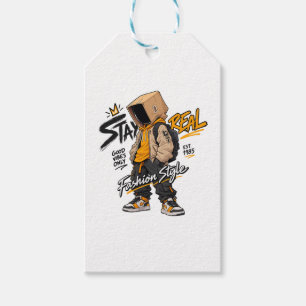 Urbaner Streetwear-Mode-Charakter – Coole Graffiti Geschenkanhänger