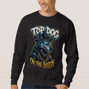 Urbaner Style Graffiti-Wolf Top Dog Street Art
