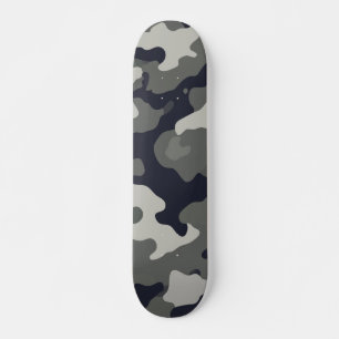 Urbanes Graues Tarnmuster Skateboard