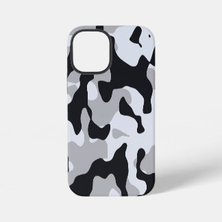 Urbanes Hochkontrast-Tarnmuster iPhone 12 Mini Hülle