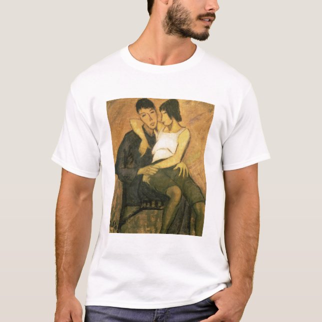 Urbanite Couple, 1920 (Öl auf Leinwand) T-Shirt (Vorderseite)