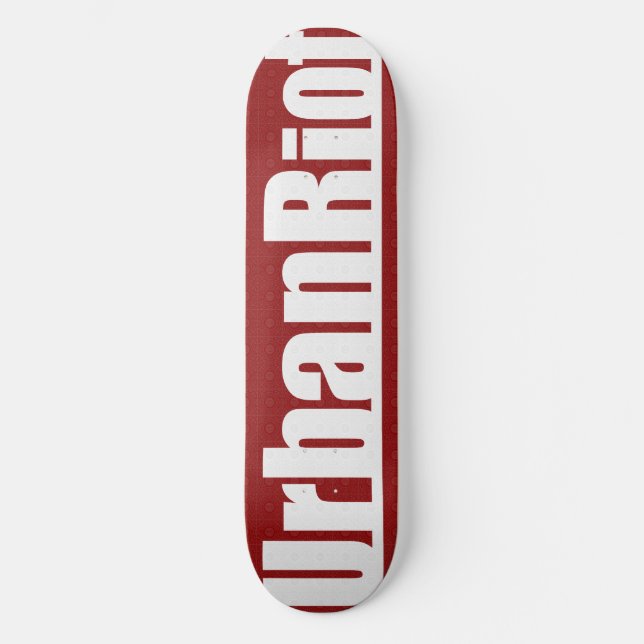 UrbanRiot JP1 Red Deck Skateboard (Vorderseite)