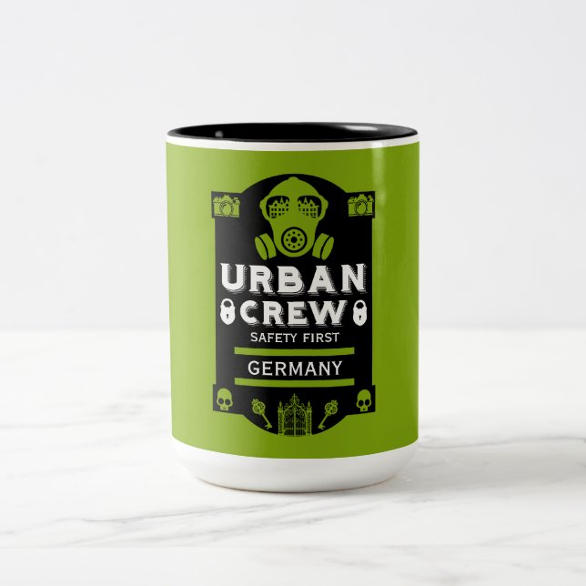 Urbex Zweifarbige Tasse (Mittel)