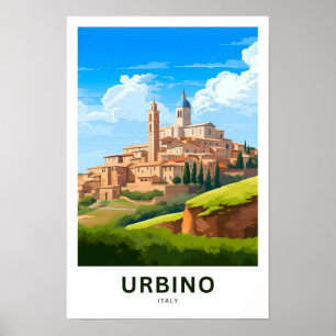 Urbino Italy Travel Print Poster