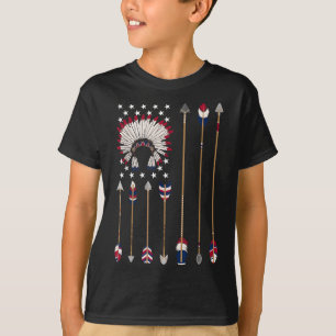 Ureinwohner Amerikanischer Indianer 4. Juli Indige T-Shirt