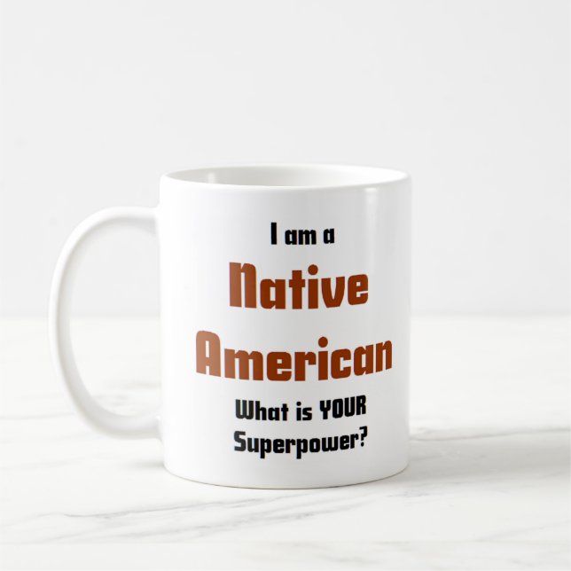 Ureinwohner Amerikas Kaffeetasse (Links)