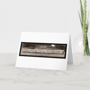 Ureinwohner-Baseball-Foto 1920 Karte