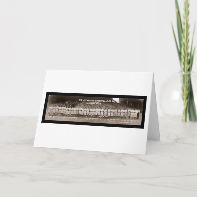 Ureinwohner-Baseball-Foto 1920 Karte (Vorderseite)