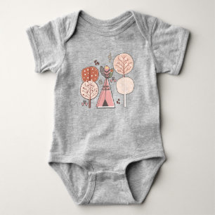 Ureinwohner der Woodland-Stämme Amerikaner ohne na Baby Strampler