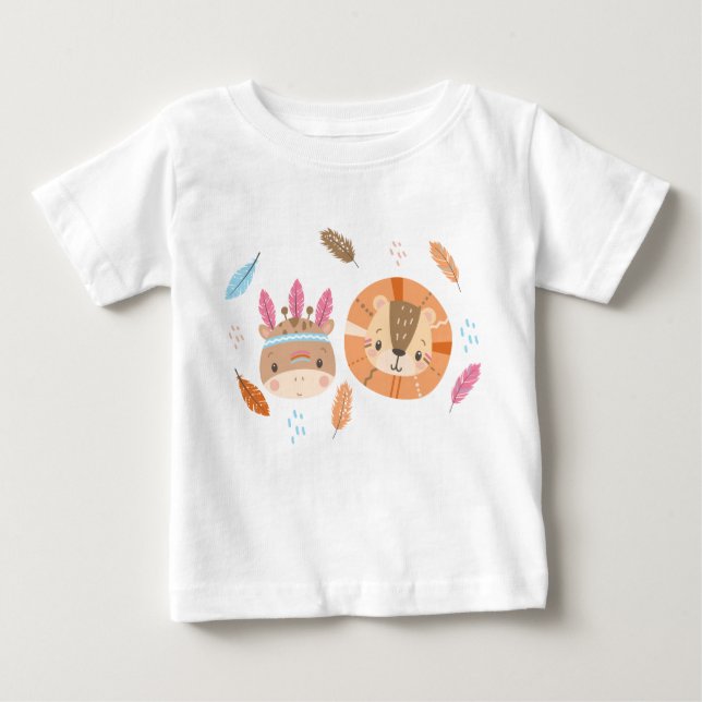 Ureinwohner der Woodland-Stämme Amerikaner ohne na Baby T-shirt (Vorderseite)