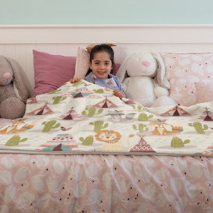 Ureinwohner der Woodland-Stämme Amerikaner ohne na Fleecedecke