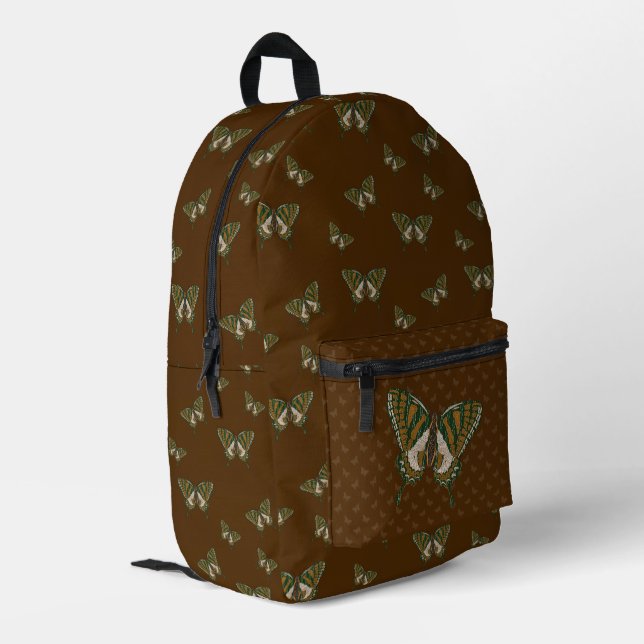 Ureinwohner Frack Bedruckter Rucksack (Rückseitige Ecke links)