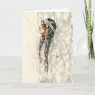 Ureinwohner-Gruß-Karte Karte