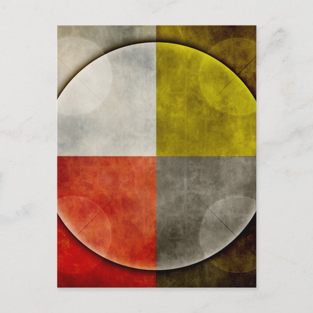 Ureinwohner-heiliges Band Postkarte (Vorderseite)