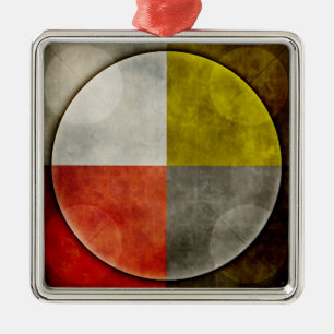 Ureinwohner-heiliges Band Silbernes Ornament