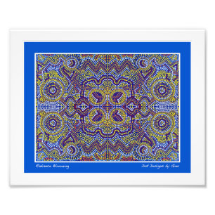 Ureinwohner-inspirierte Punktdesigns von Gina Fotodruck