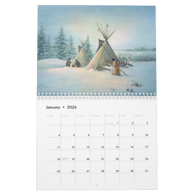 UREINWOHNER-KALENDER durch SHARON SHARPE Kalender (Jan 2026)