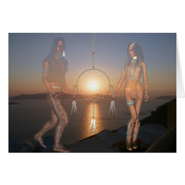 Ureinwohner-Karte (Vorderseite (Horizontal))