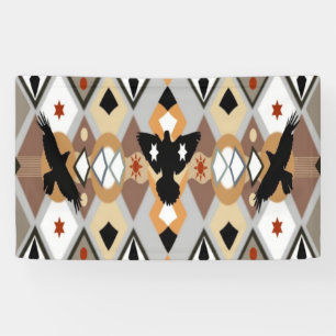 Ureinwohner-Krähe Banner