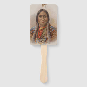 Ureinwohner: Lakota Sitting Bull, Werbeplakat für Fächer