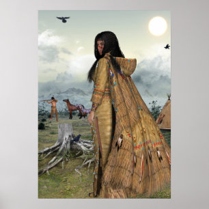 Ureinwohner-Leben Poster