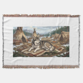 Ureinwohner Malamute Decke