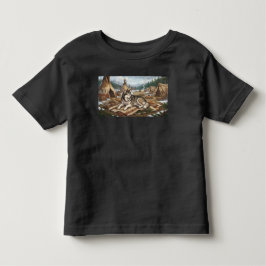 Ureinwohner Malamute Kleinkind T-shirt