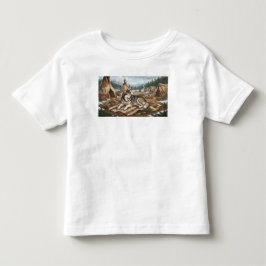 Ureinwohner Malamute Kleinkind T-shirt