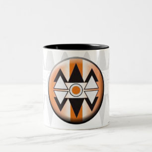 Ureinwohner-Mug Zweifarbige Tasse