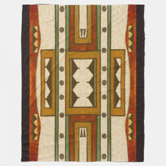 Ureinwohner-Muster: Cheyenne-Entwurf 1860's Fleecedecke