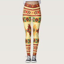 Ureinwohner-Muster: Sonnige Erdtöne