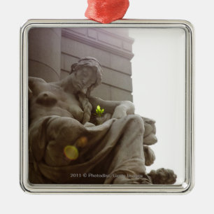 Ureinwohner-nationales Museums-Statue Ornament Aus Metall