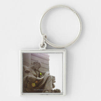 Ureinwohner-nationales Museums-Statue Schlüsselanhänger