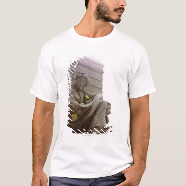 Ureinwohner-nationales Museums-Statue T-Shirt (Vorderseite)